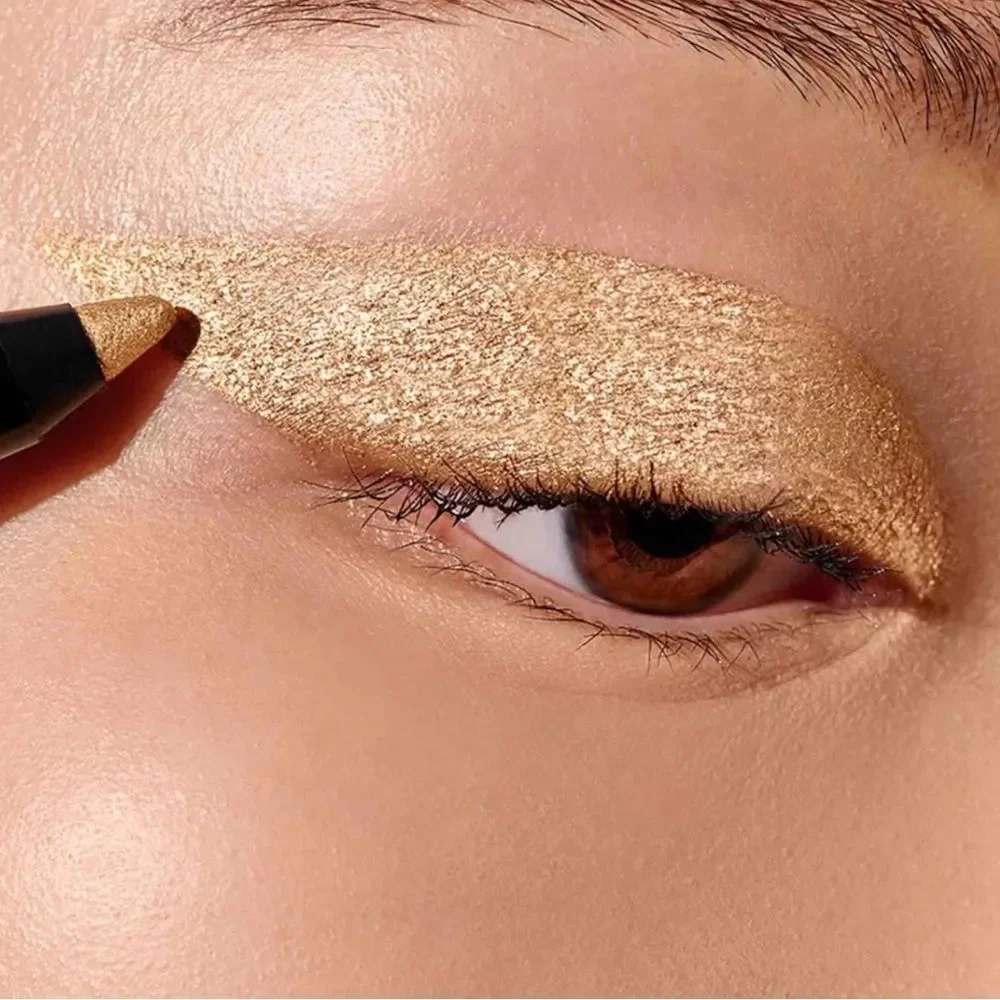 Victoria Beckham Gold Lame Shimmer Eye Pencil - Gold